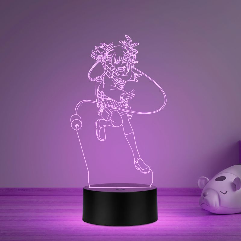 3D Led Night lamp My Hero Academia himiko togo452 Anime lamp